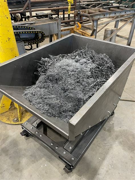 CNC Chip Hoppers Self Dumping .